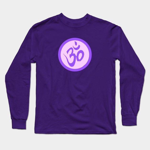 Spiritual Awakening OM Yoga Meditation Long Sleeve T-Shirt by PlanetMonkey